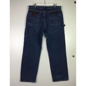 Riggs Dura Shield Mens Carpenter Jeans‎ 38X32 Blue denim Straight legs workwear